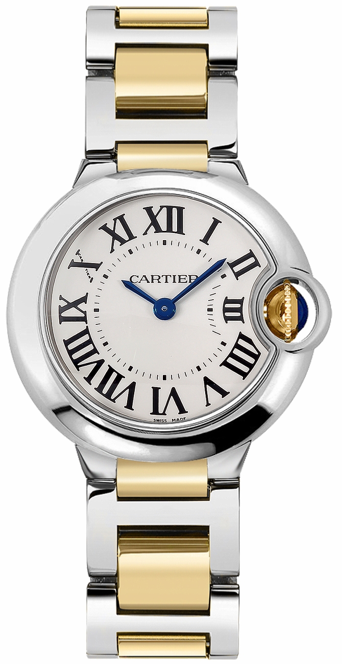 Cartier Ballon Bleu Watches Ladies Opaline Silver Battery Operated Quartz W69007Z3 Watch