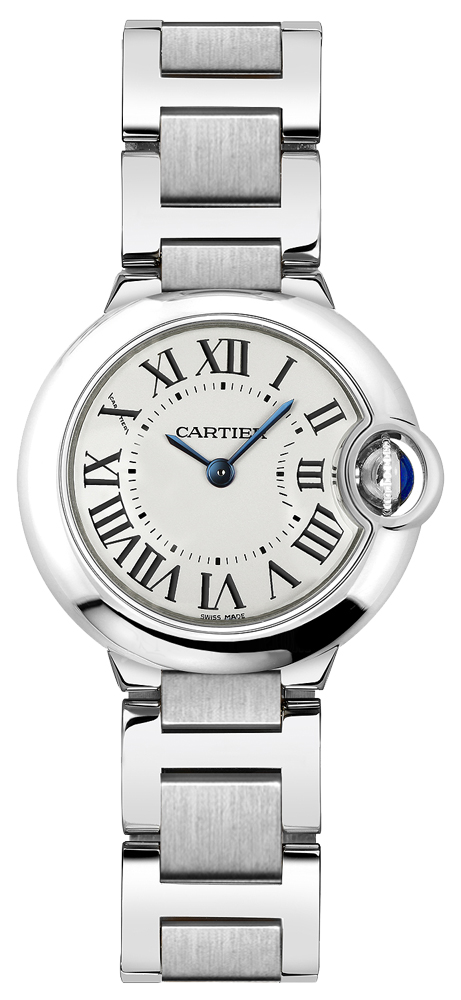 Cartier Ballon Bleu Watches Ladies Opaline Silver Battery Operated Quartz W69010Z4 Watch