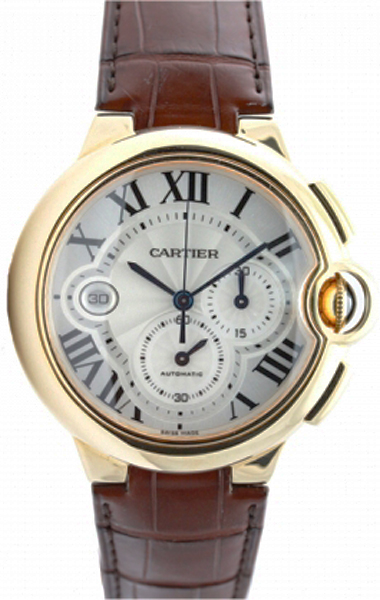 Cartier Ballon Bleu Watches Mens Silver Self winding Automatic W6920007 Watch
