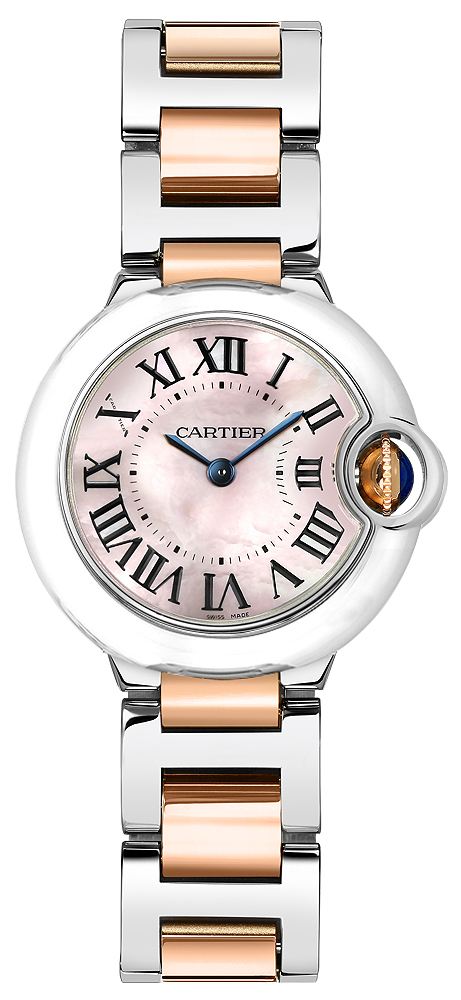 Cartier Ballon Bleu Watches Ladies Mother of Pearl Pink Battery Operated Quartz W6920034 Watch