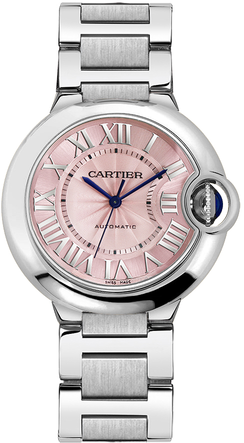 Cartier Ballon Bleu Watches Ladies Pink Self winding Automatic W6920041 Watch
