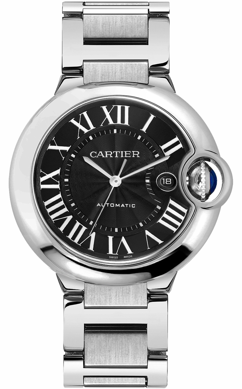 Cartier Ballon Bleu Watches Mens Black Self winding Automatic W6920042 Watch