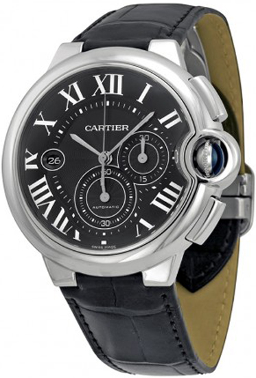 Cartier Ballon Bleu Watches Mens Black Self winding Automatic W6920079 Watch