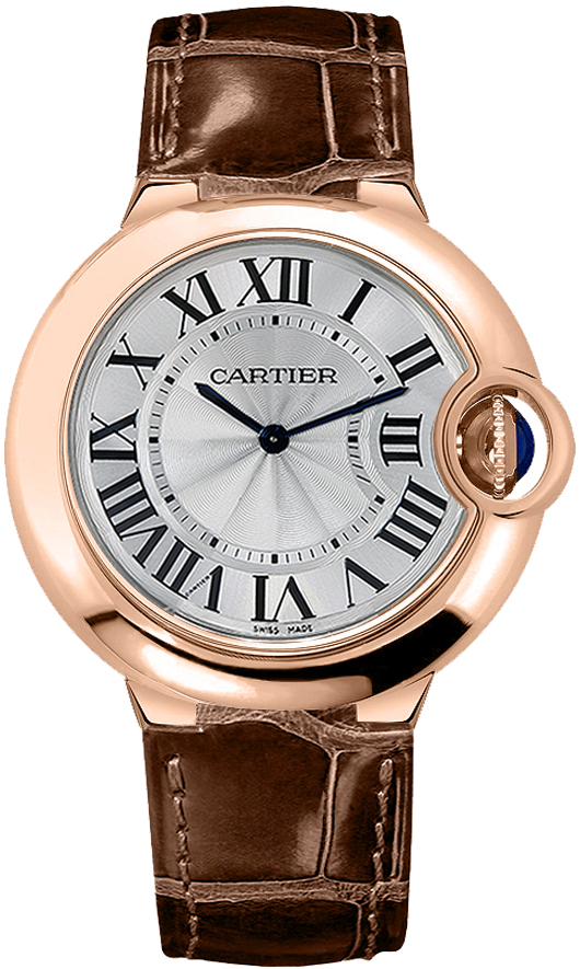 Cartier Ballon Bleu Watches  Opaline Silver Manual Winding W6920083 Watch