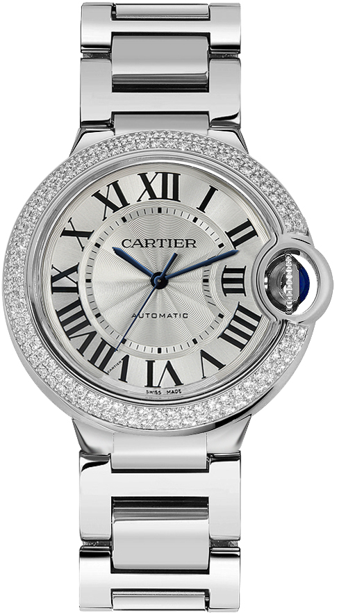 Cartier Ballon Bleu Watches UNISEX Silver Self winding Automatic WE9006Z3 Watch