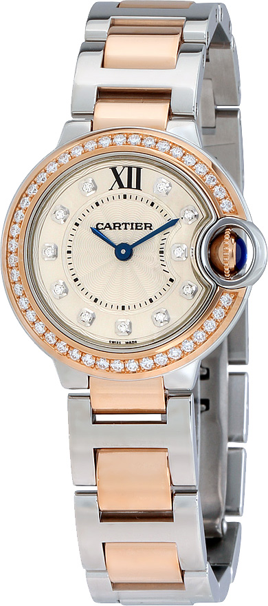 Cartier Ballon Bleu Watches  Silver Battery Operated Quartz WE902076 Watch