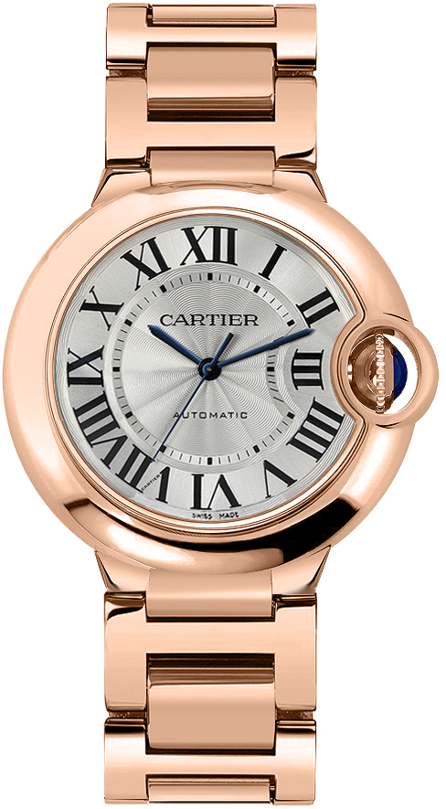 Cartier Ballon Bleu Watches Ladies Silver Self winding Automatic WGBB0008 Watch