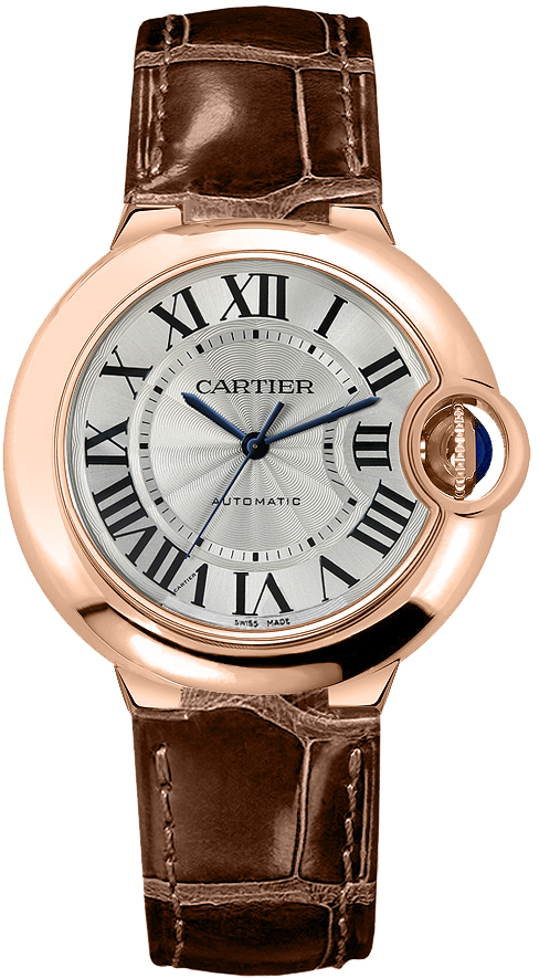 Cartier Ballon Bleu Watches UNISEX Guilloche Silver Self winding Automatic WGBB0009 Watch