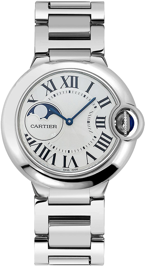 Cartier Ballon Bleu Watches Mens Silver Self winding Automatic WSBB0021 Watch