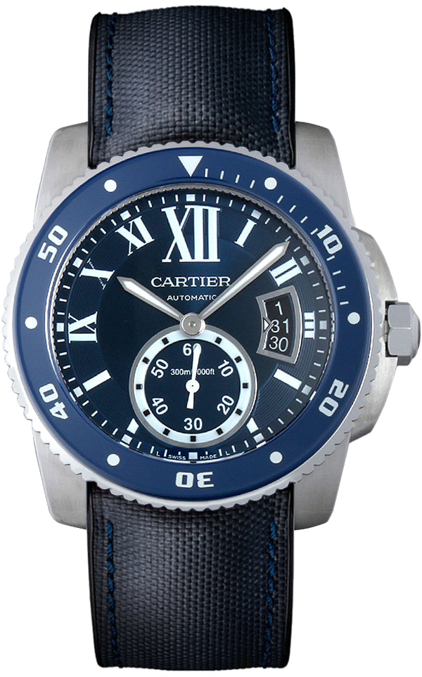 Cartier Calibre De Cartier Diver Watches  Black Self winding Automatic WSCA0010 Watch