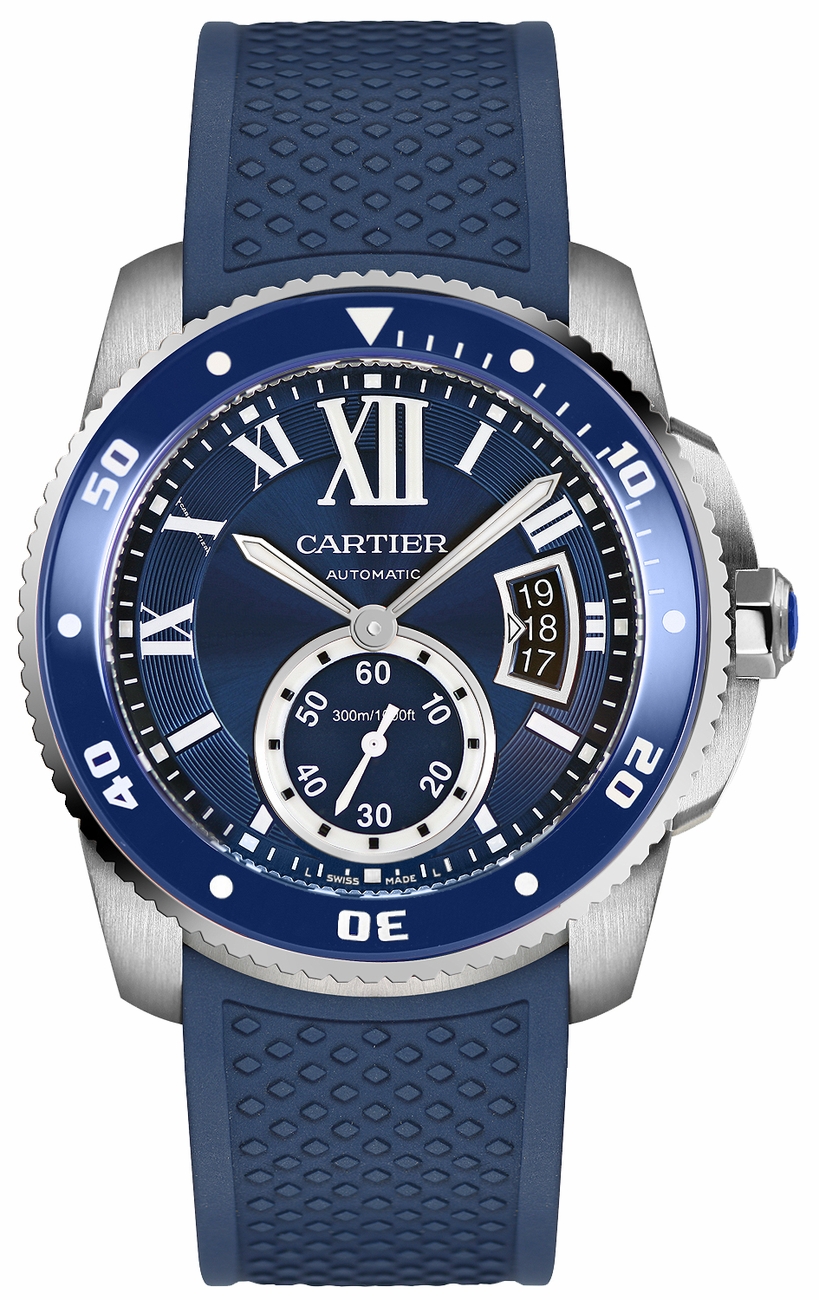 Cartier Calibre De Cartier Diver Watches  Blue Self winding Automatic WSCA0011 Watch