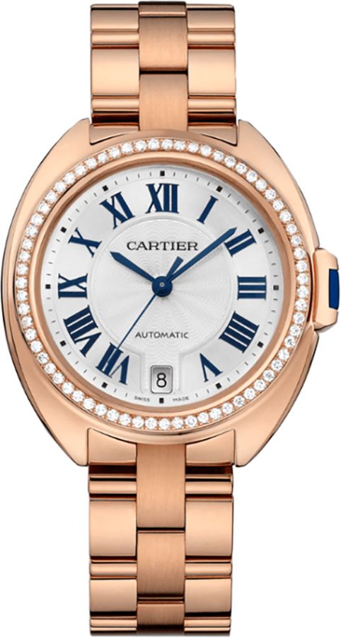 Cartier Cle De Cartier Watches Ladies Silver Self Winding Automatic WJCL0006 Watch
