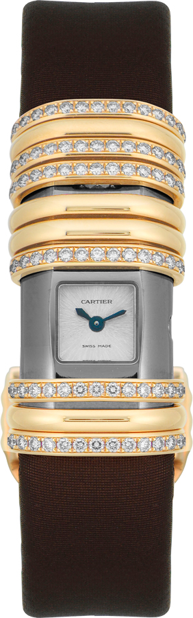 Cartier Declaration Watches Ladies Silver Battery Operated Quartz WT000150 Watch