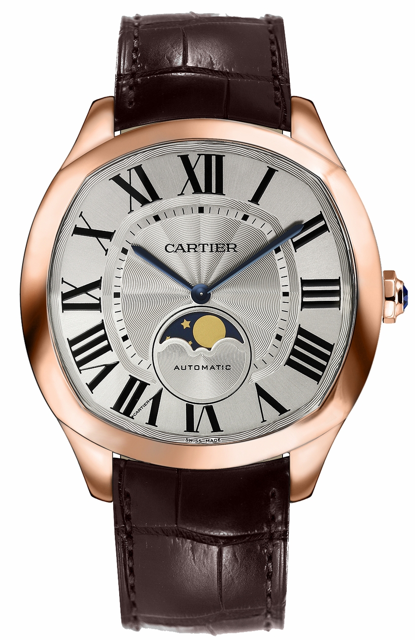 Cartier Drive De Cartier Watches Mens Flinque Silver Self winding Automatic WGNM0008 Watch