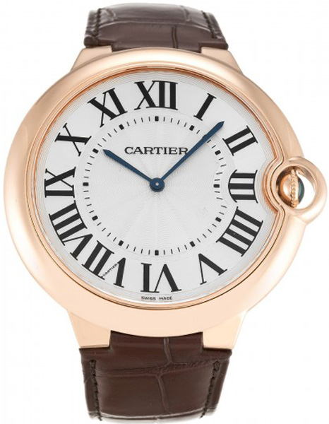 Cartier Ballon Bleu Watches Mens Silver Manual Winding W6920054 Watch