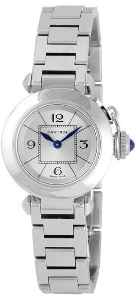 Cartier Pasha Watches Ladies Silver Battery Operated Quartz W3140007 Watch