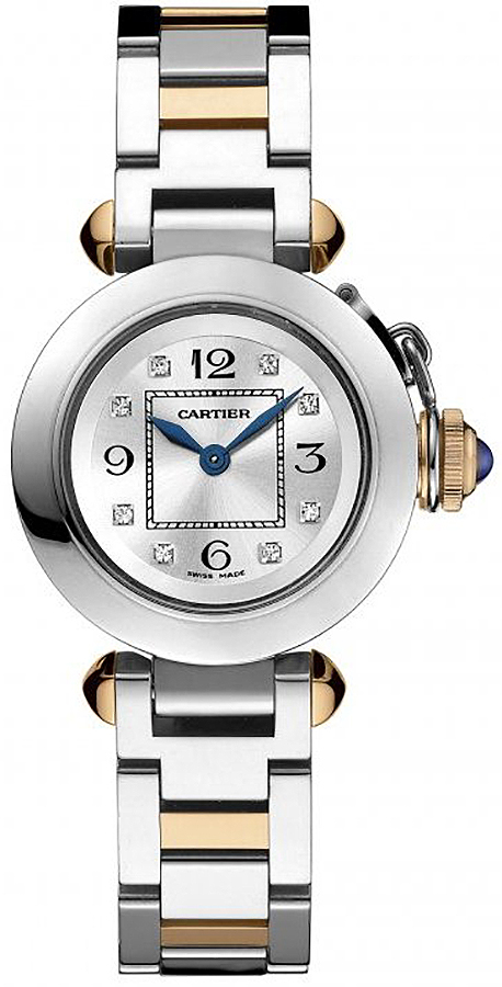 Cartier Pasha Watches Ladies Silver Battery Operated Quartz WJ124020 Watch