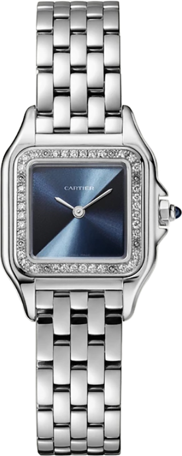 Cartier Panthere De Cartier Watches Ladies Blue Battery Operated Quartz W4PN0013 Watch