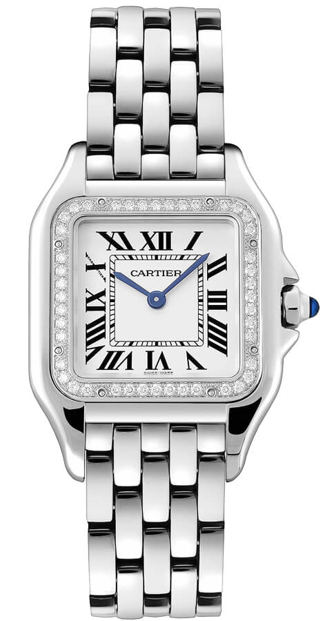 Cartier Panthere De Cartier Watches Ladies White Battery Operated Quartz W4PN0008 Watch
