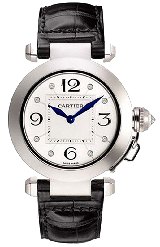 Cartier Pasha Watches Ladies Silver Battery Operated Quartz WJ11902G Watch