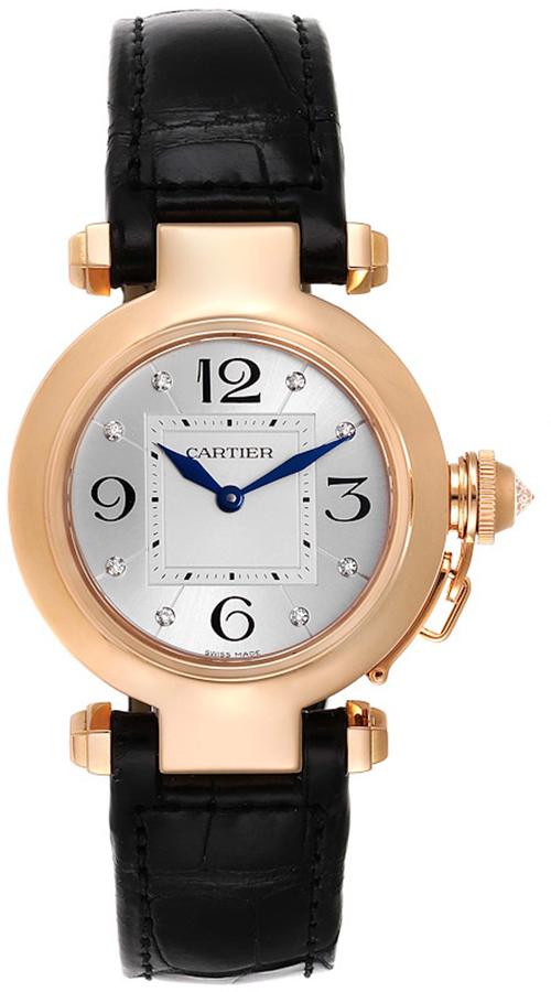 Cartier Pasha Watches Ladies Silver Battery Operated Quartz WJ11913G Watch