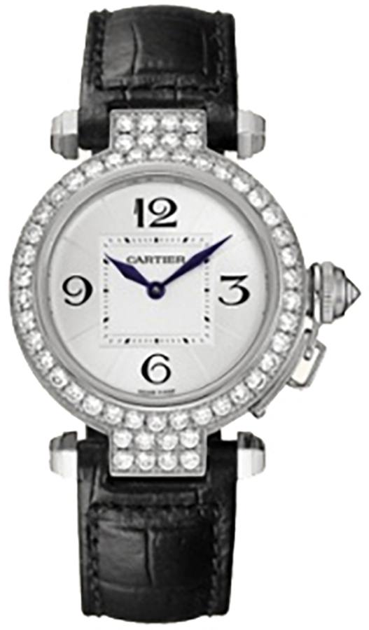 Cartier Pasha Watches Ladies Silver Battery Operated Quartz WJ11922G Watch