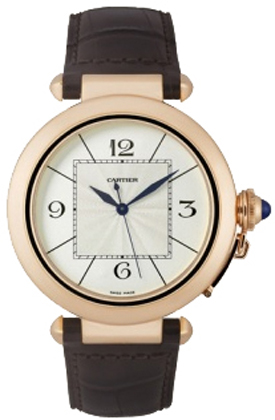 Cartier Pasha Watches Mens Silver Self winding Automatic W3019351 Watch