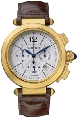 Cartier Pasha Watches Mens Silver Self winding Automatic W3020151 Watch