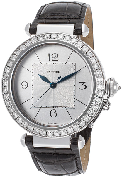 Cartier Pasha Watches Mens Silver Self winding Automatic WJ120251 Watch