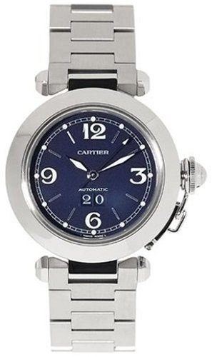 Cartier Pasha Watches Ladies Blue Self winding Automatic W31047M7 Watch