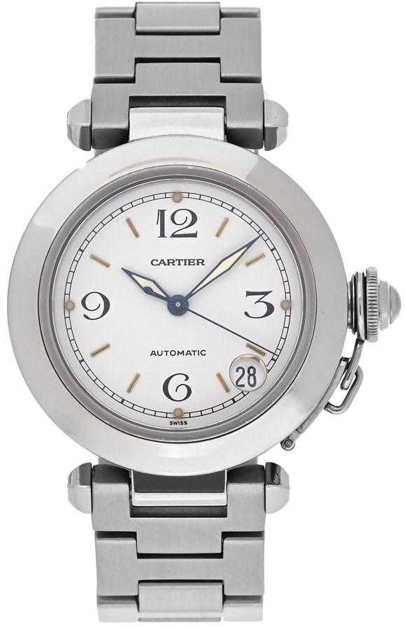 Cartier Pasha Watches Ladies White Self winding Automatic 2324 Watch