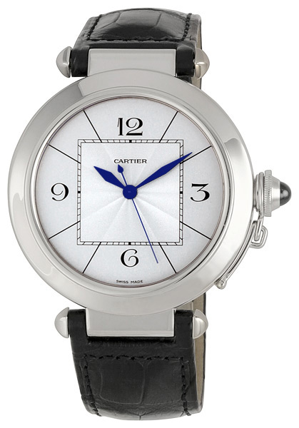 Cartier Pasha Watches Mens Silver Self winding Automatic W3018751 Watch