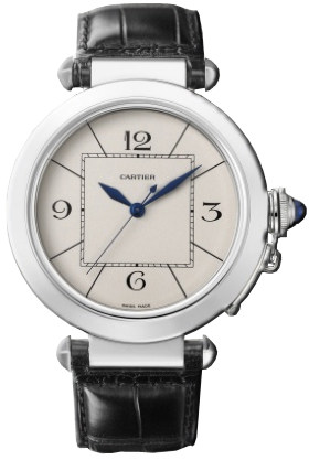 Cartier Pasha Watches Mens Silver Self winding Automatic W3107255 Watch
