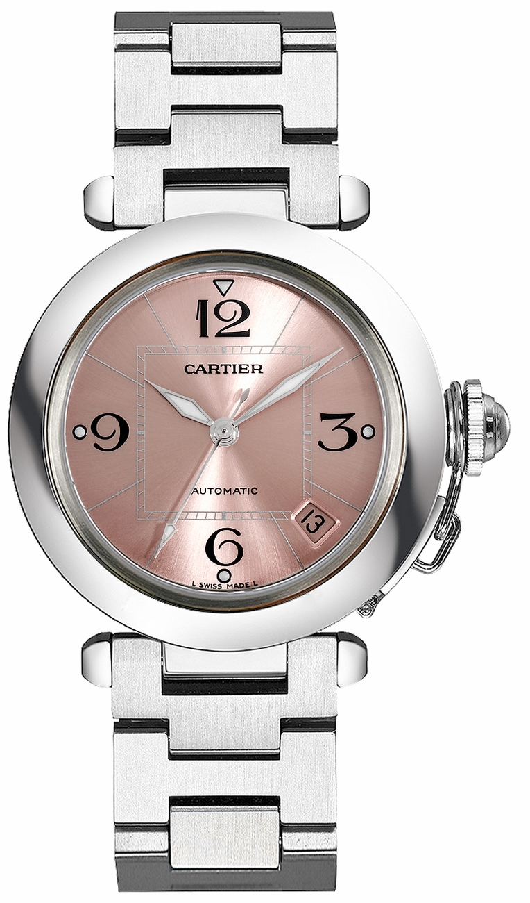 Cartier Pasha Watches Ladies Pink Self winding Automatic W31075M7 Watch