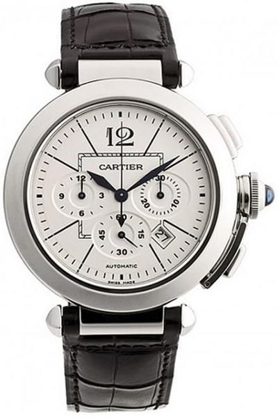 Cartier Pasha Watches Mens Silver Self winding Automatic W3108555 Watch