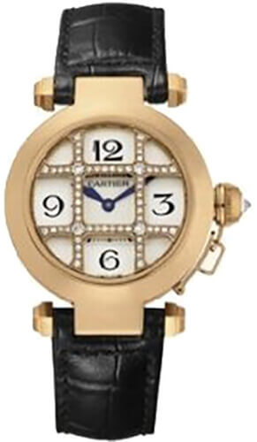 Cartier Pasha Watches Ladies Silver Battery Operated Quartz WJ11963G Watch