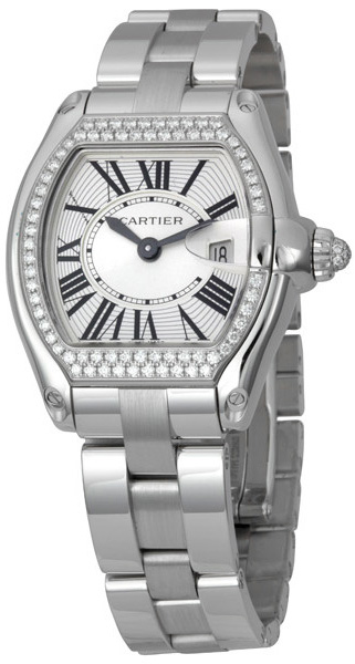 Cartier Roadster Watches Silver Self winding Automatic WE5002X2 Watch