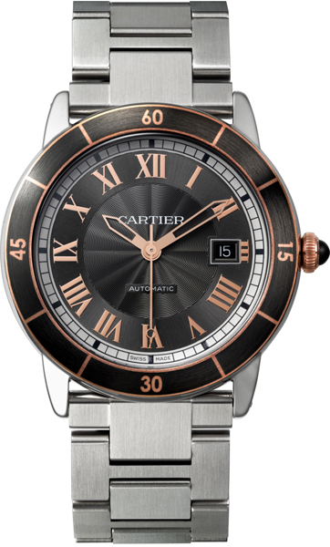 Cartier Ronde Croisiere De Cartier Watches Mens Grey Self winding Automatic W2RN0007 Watch