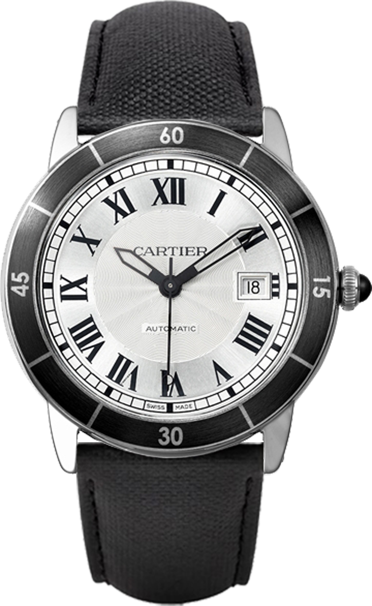 Cartier Ronde Croisiere De Cartier Watches Mens Silver Self winding Automatic WSRN0002 Watch