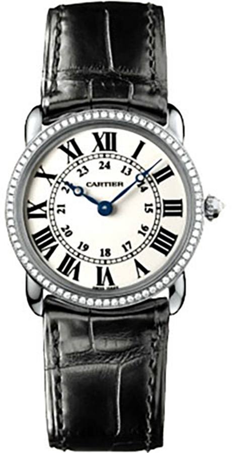 Cartier Ronde Louis Watches UNISEX Silver Battery Operated Quartz WR000251 Watch