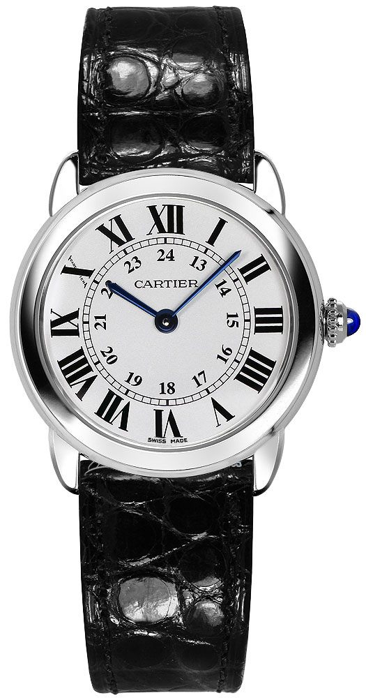 Cartier Ronde Solo Watches Ladies Opaline Silver Battery Operated Quartz W6700155 Watch