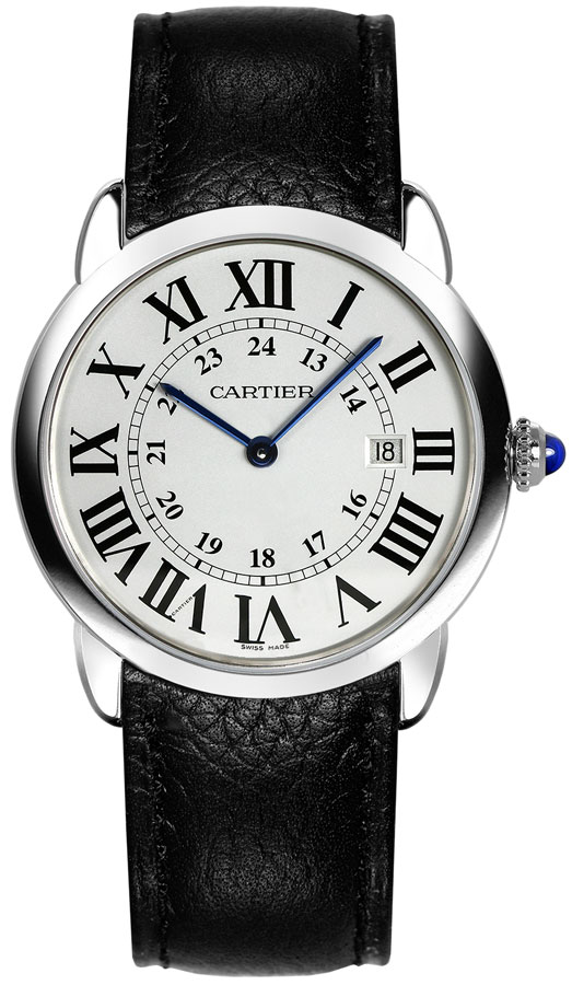 Cartier Ronde Solo Watches Unisex Opaline Silver Battery Operated Quartz WSRN0029 Watch