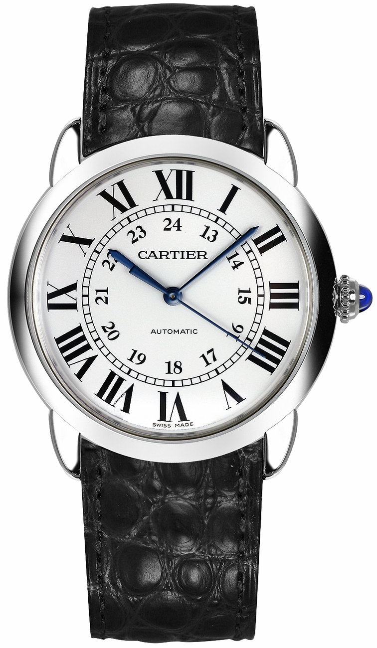 Cartier Ronde Solo Watches Ladies Silver Self winding Automatic WSRN0013 Watch