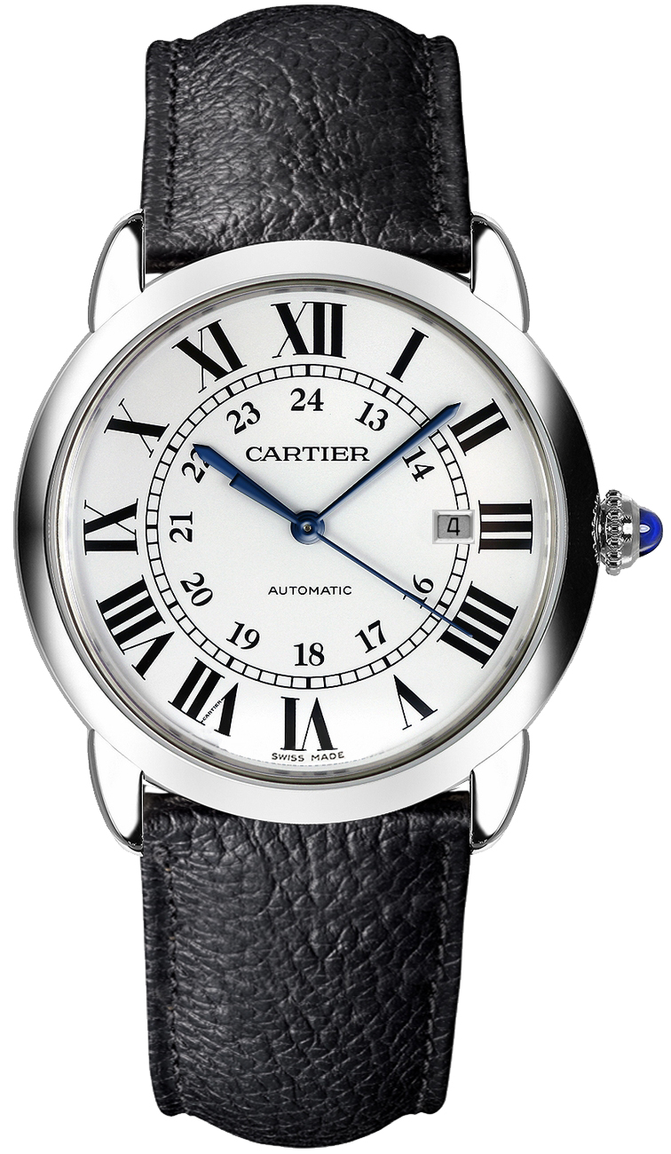 Cartier Ronde Solo Watches Mens Silver Self winding Automatic WSRN0022 Watch