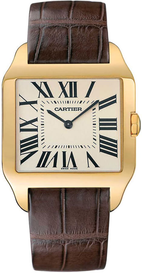 Cartier Santos De Cartier Watches Mens Silver Manual Winding W2008751 Watch