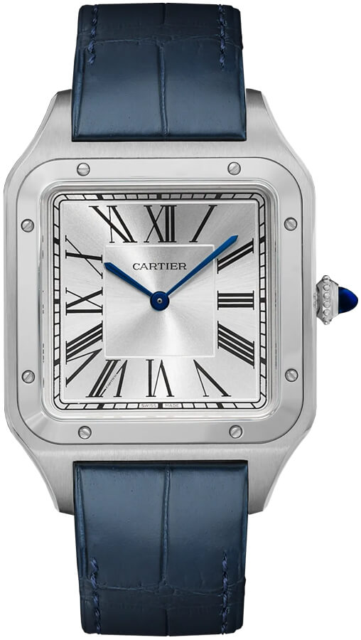 Cartier Santos De Cartier Watches Mens Silver Manual Winding WSSA0032 Watch