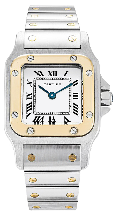 Cartier Santos De Cartier Watches Ladies White Battery Operated Quartz W20012C4 Watch