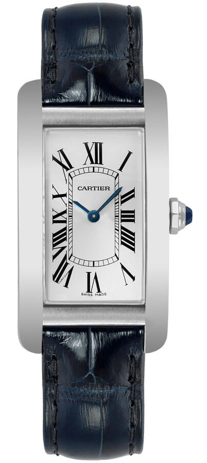Cartier Tank Americaine Watches Ladies Silver Battery Operated Quartz WSTA0043 Watch