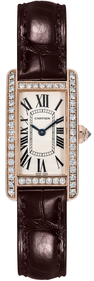 Cartier Tank Americaine Watches Ladies Silver Battery Operated Quartz WJTA0002 Watch