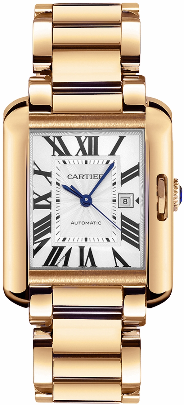 Cartier Tank Anglaise Watches  Silver Self winding Automatic W5310002 Watch